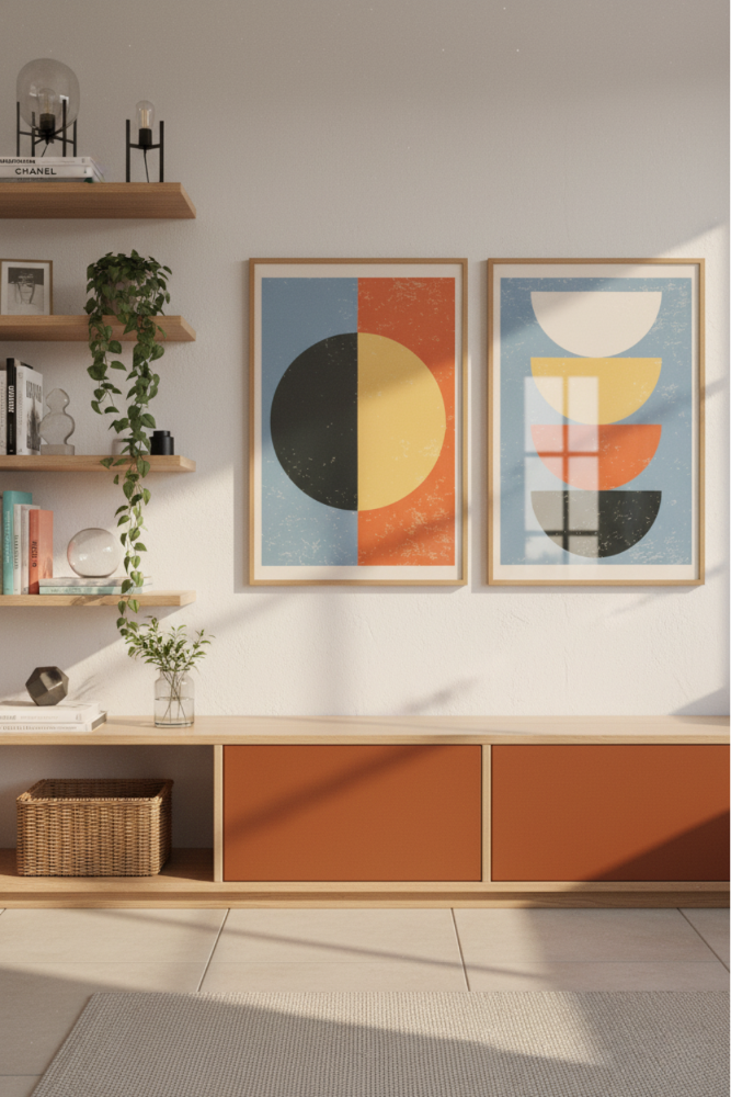 Cuadro "Minimal Abstract Shapes Series #27"