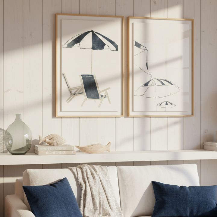 Cuadro "Blue Umbrellas 2"