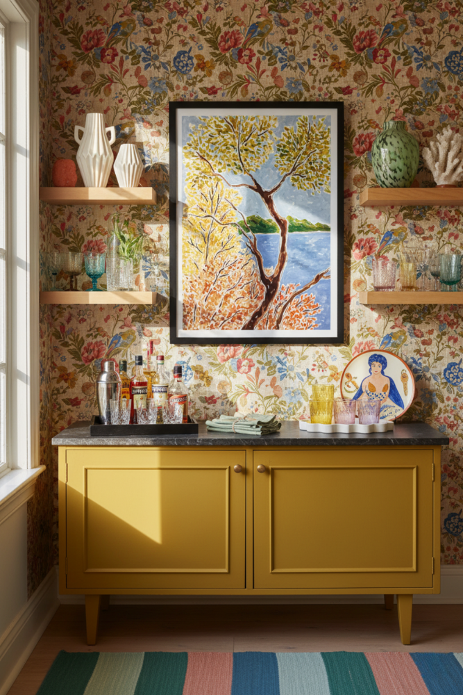 Cuadro "Autumn By The Lake"