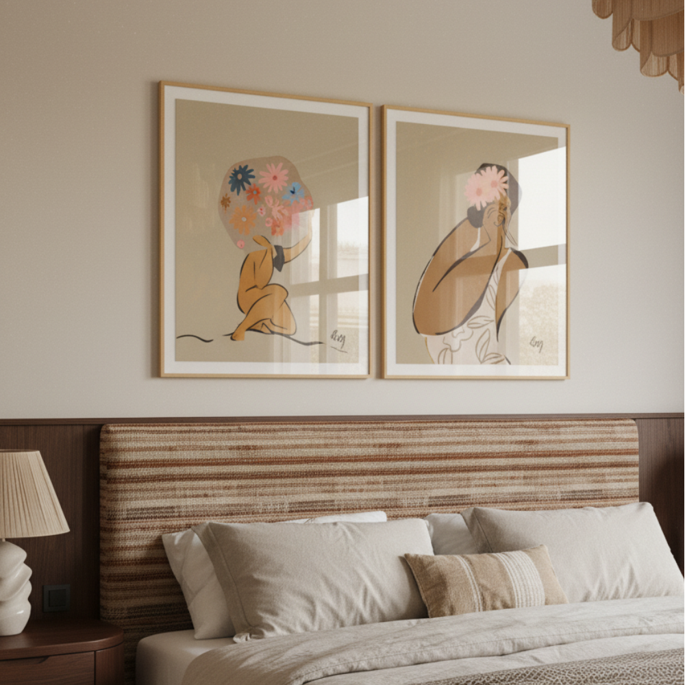 Cuadro "World On Her Shoulders"