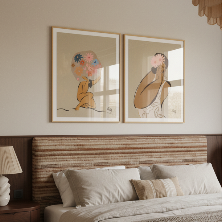 Cuadro "World On Her Shoulders"