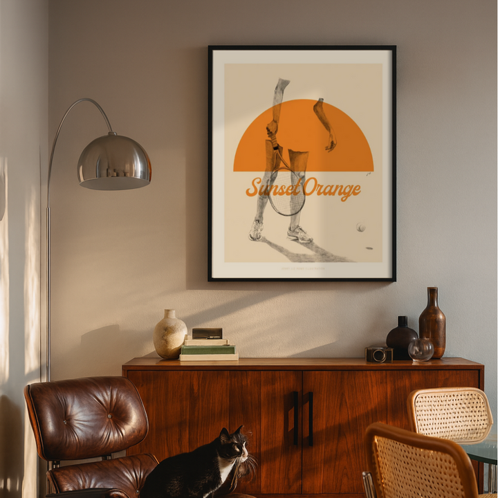 Cuadro "Sunset Orange"
