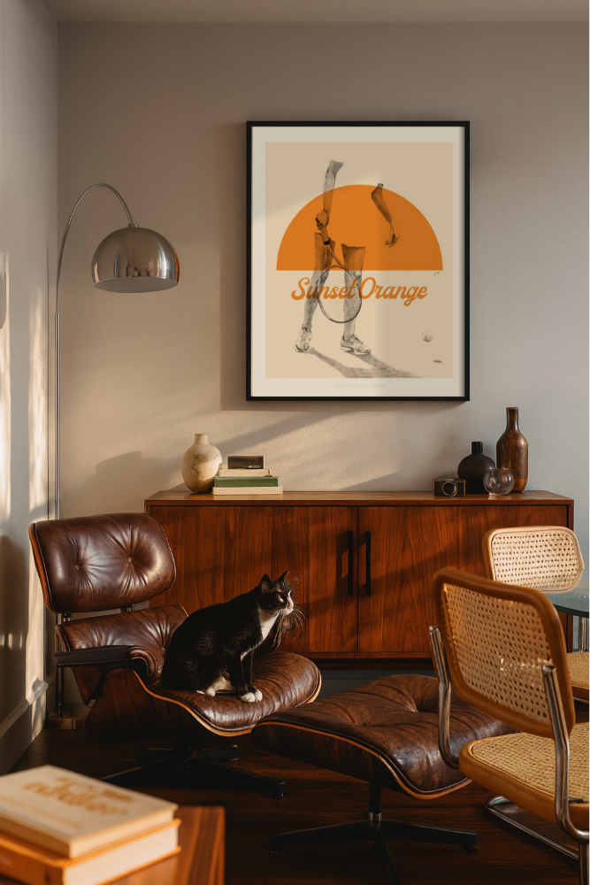Cuadro "Sunset Orange"