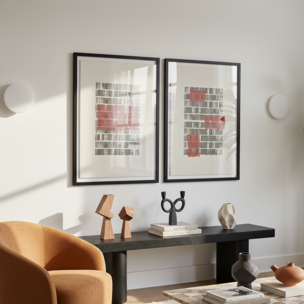 Cuadro "Simplicity Lino Cut No 2"