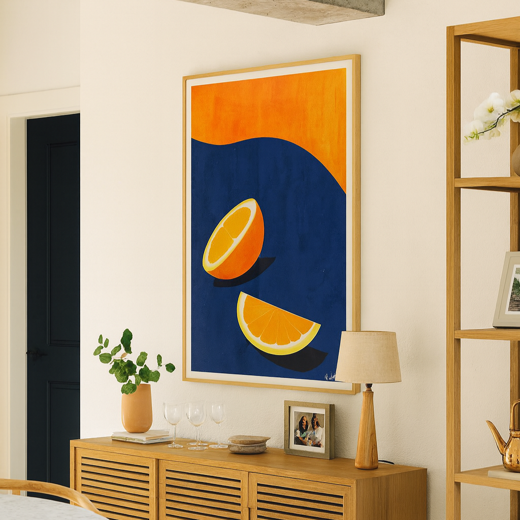 Cuadro "Petit Déjeuner, Deux Oranges"