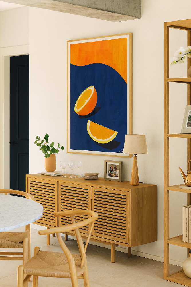 Cuadro "Petit Déjeuner, Deux Oranges"
