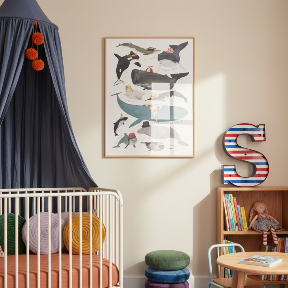 Cuadro "Whales In Hats"