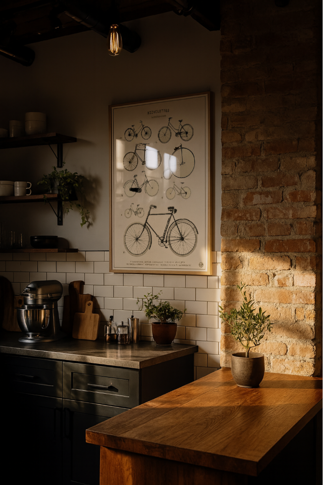 Cuadro "Bicyclettes"