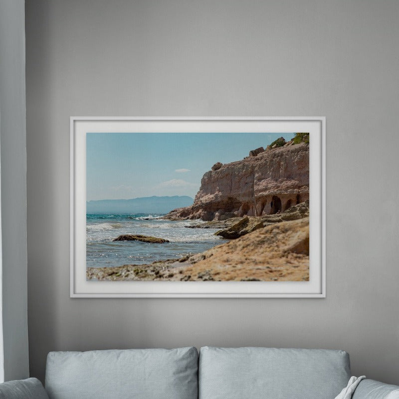 Las rocas y el viento Art Print