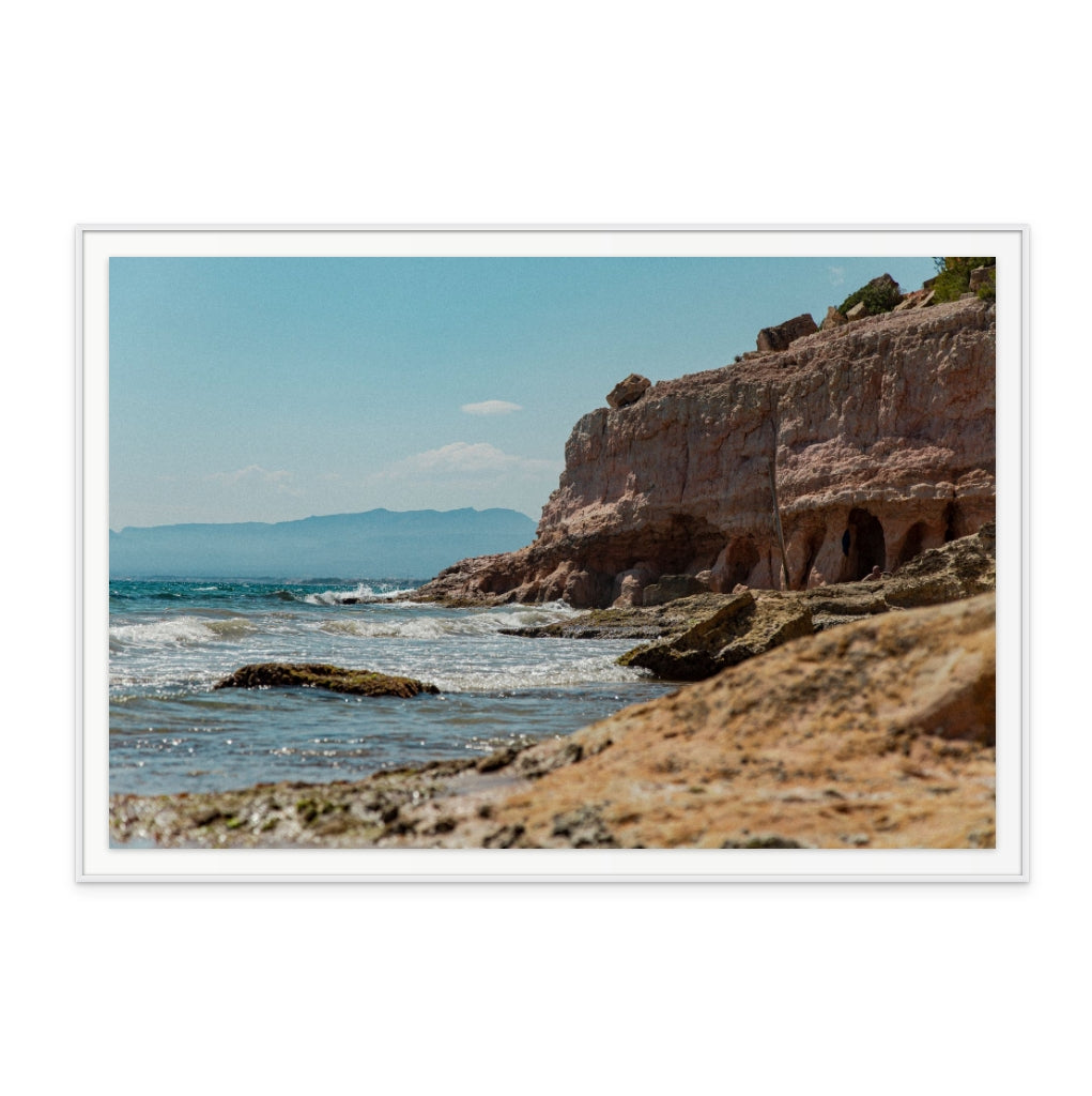 Las rocas y el viento Art Print