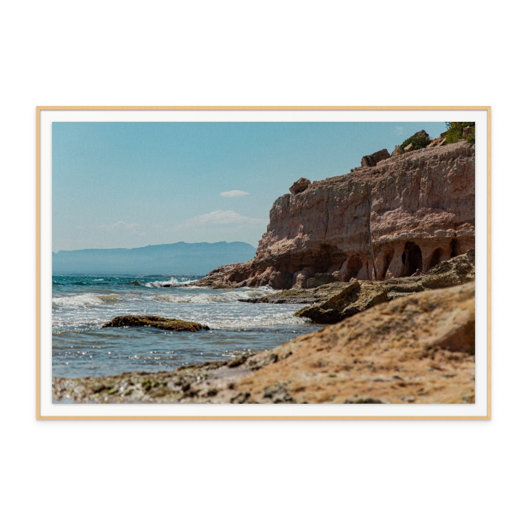 Las rocas y el viento Art Print