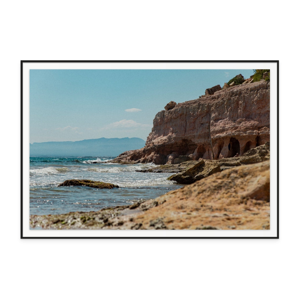 Las rocas y el viento Art Print