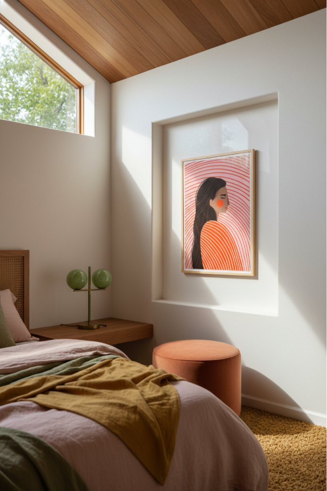 Cuadro "The Woman with the Lines"