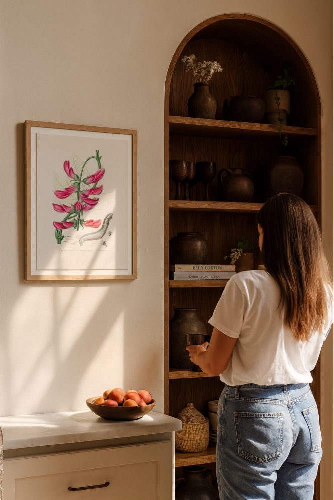 Cuadro "Mucuna Pruriens (dolichos Pruriens) Medical Botany"