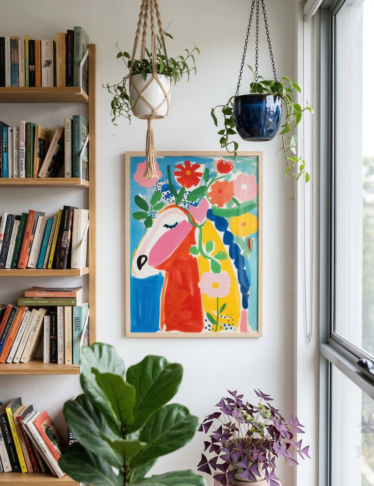 Cuadro "Floral Dreamhorse"