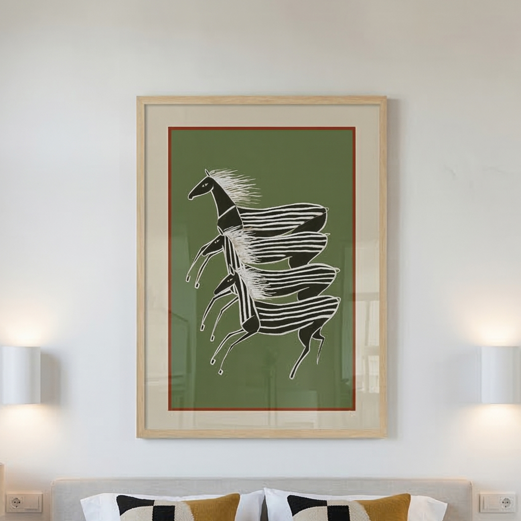 Cuadro "Horses In Stripes"