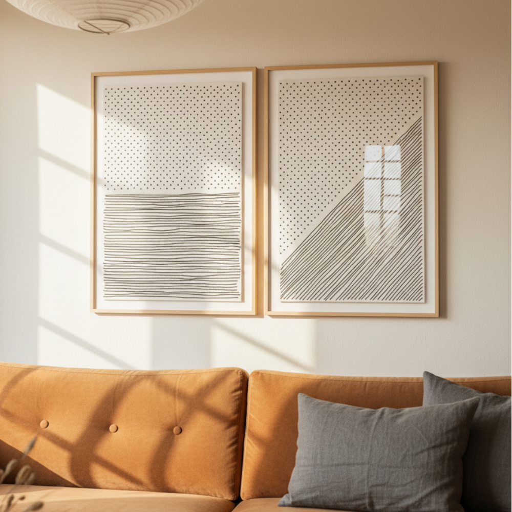 Cuadro "Minimal Line Vibes #3"