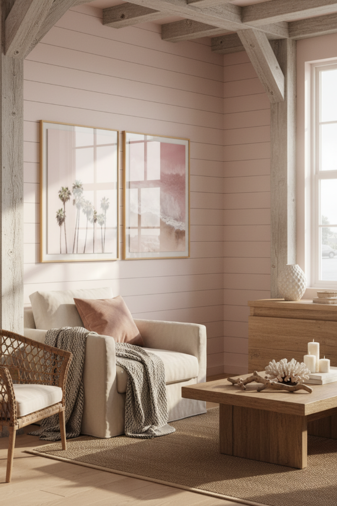 Set de cuadros "Blush Paradise"