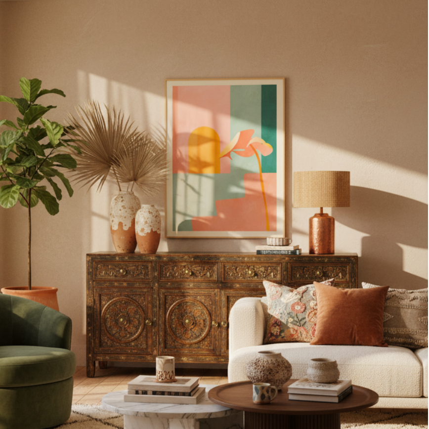 Cuadro "Spaces 3 Treppe"