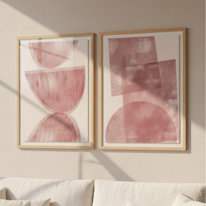 Set de cuadros "Halftone Duo"