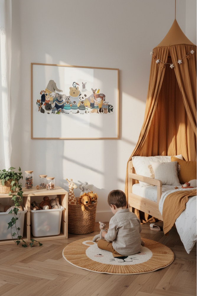 Cuadro "Big Group of Friends In Jumpers"