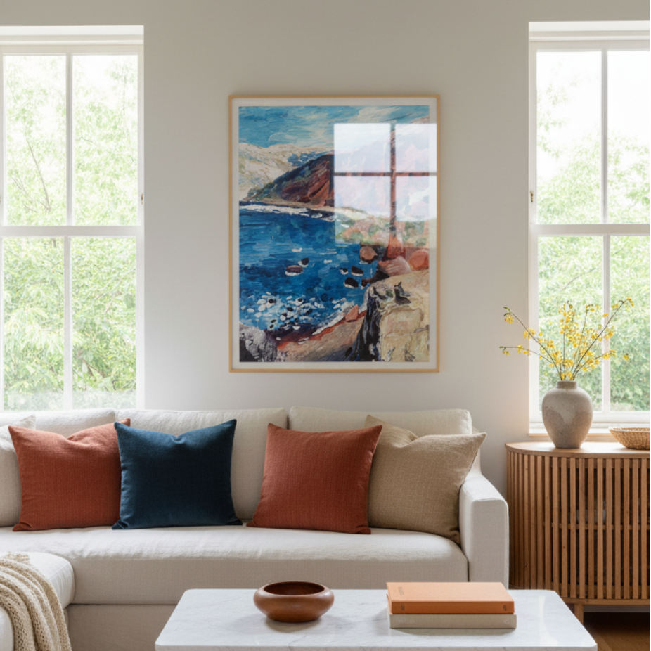 Cuadro "Red Sand Beach"