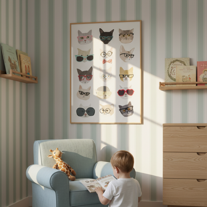 Cuadro "Cats With Glasses"