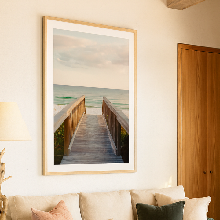 Cuadro "Pastel Ocean Sunset VIII"
