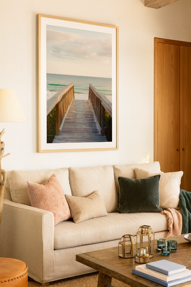Cuadro "Pastel Ocean Sunset VIII"
