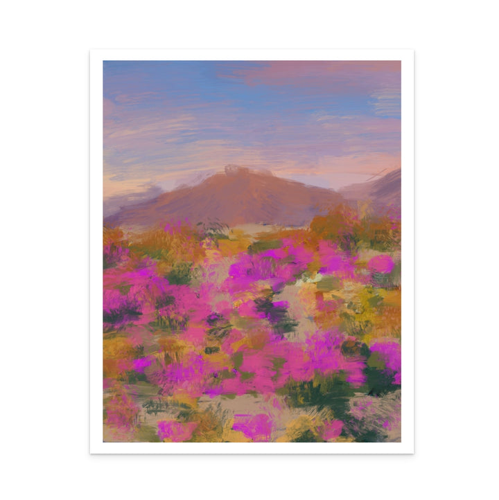 Flowers in the Desert Art Print