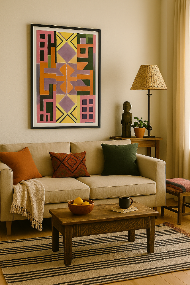 Cuadro "Peru Rug Pattern"