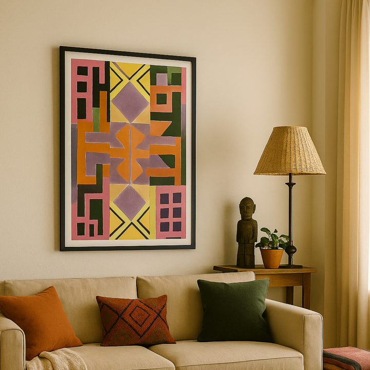 Cuadro "Peru Rug Pattern"