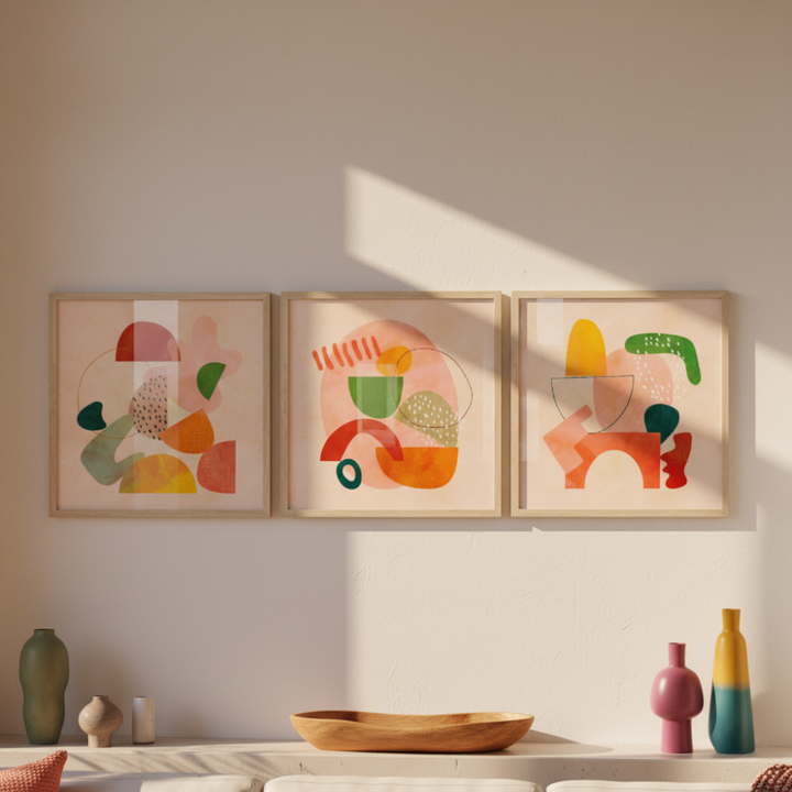 Set de cuadros "Shapes Play"