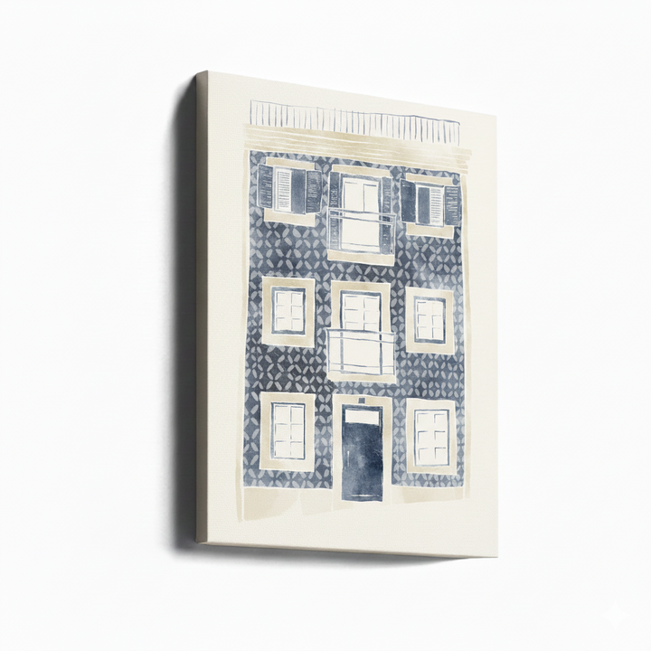 Cuadro "Blue Portuguese Building"