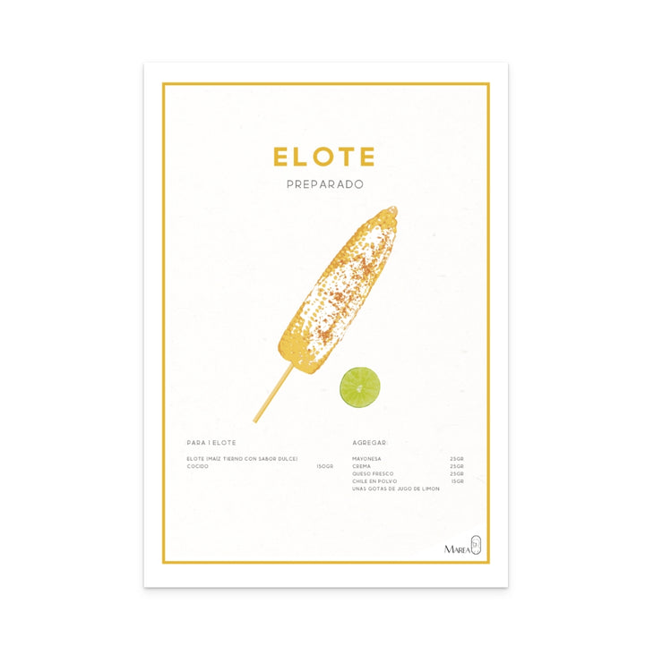 Elote Art Print