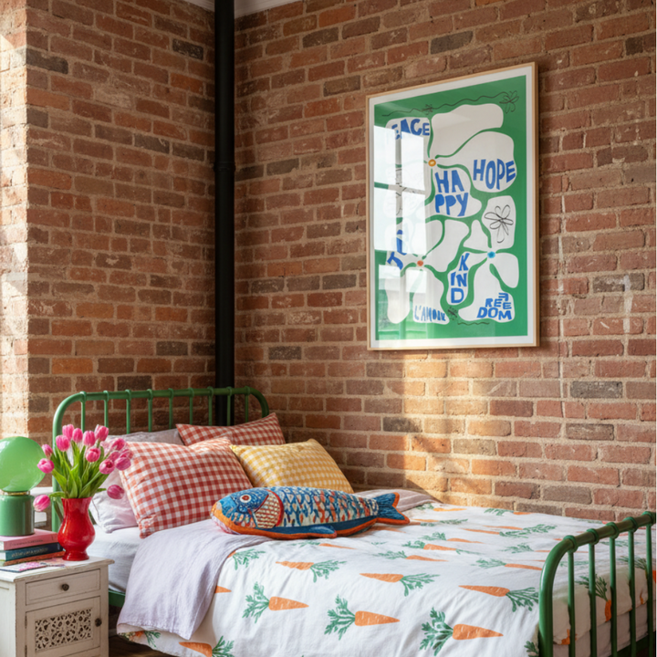 Cuadro "Flower of the Time - Green"