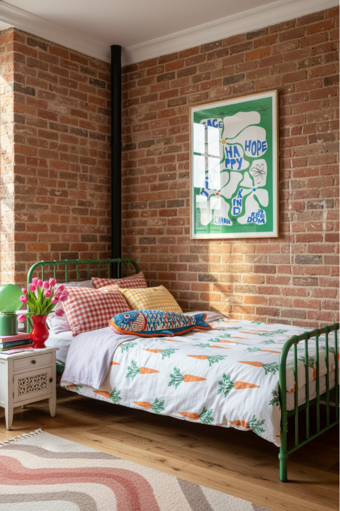 Cuadro "Flower of the Time - Green"