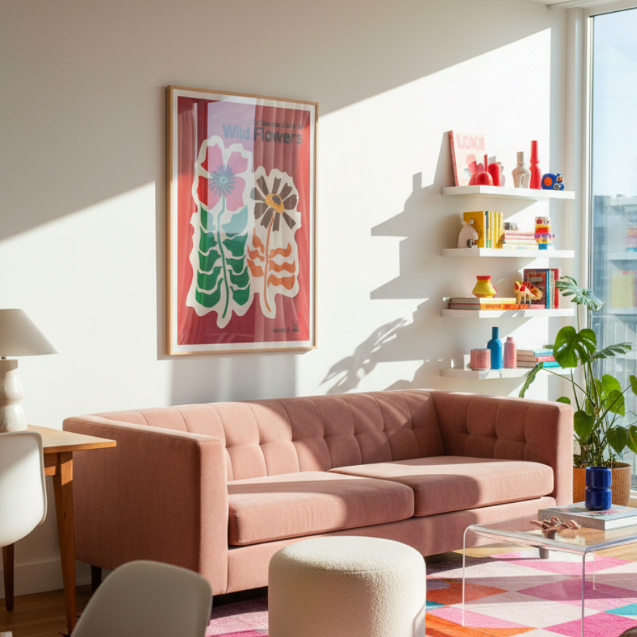 Cuadro "The Illustrated Book Of Wild Flowers Vol.2 Red"