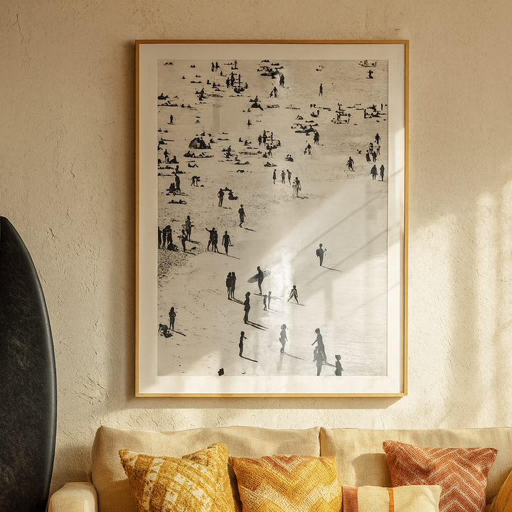 Cuadro "Beach Silhouettes"