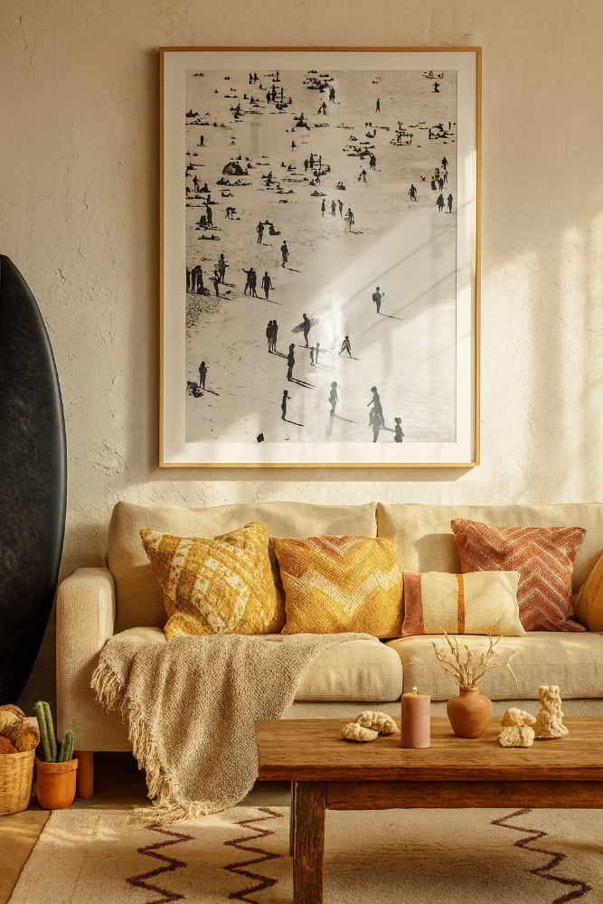 Cuadro "Beach Silhouettes"