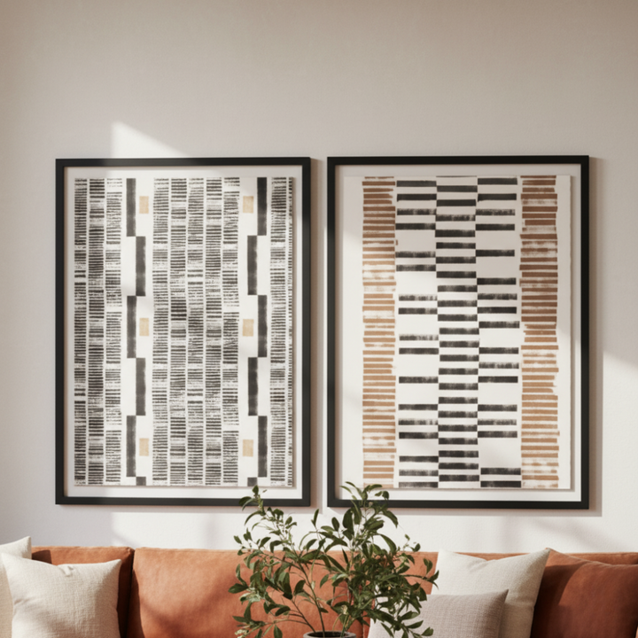 Set de cuadros "Linear Rhythm"