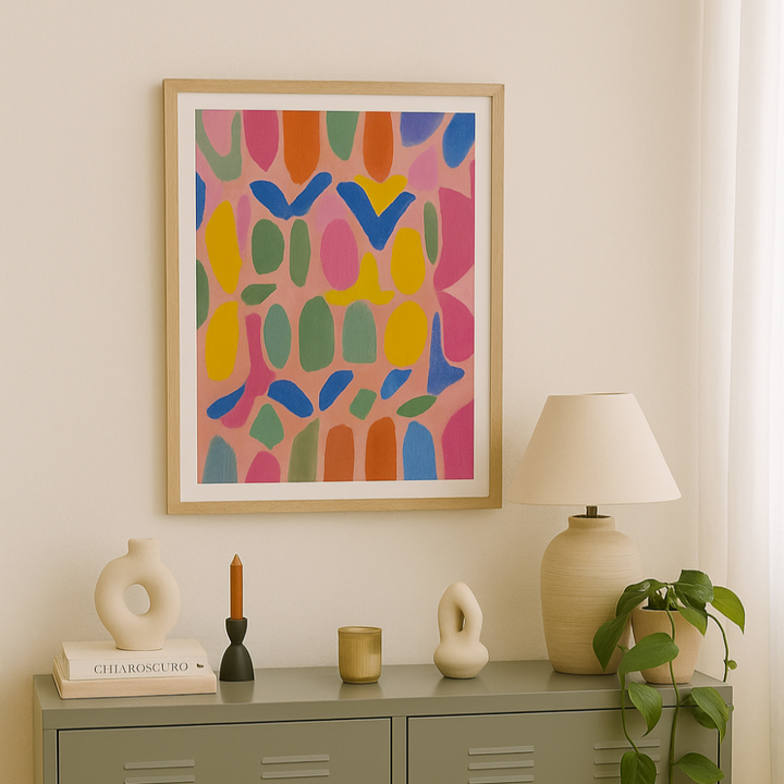 Cuadro "Pastel Neon Pattern"