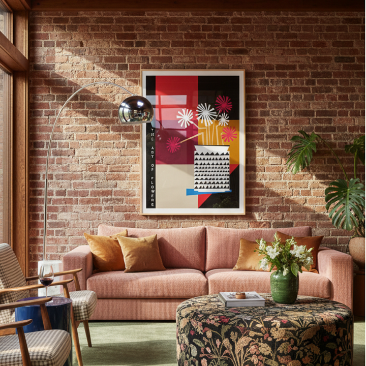 Cuadro "The Art Of Flowers Pink/White"