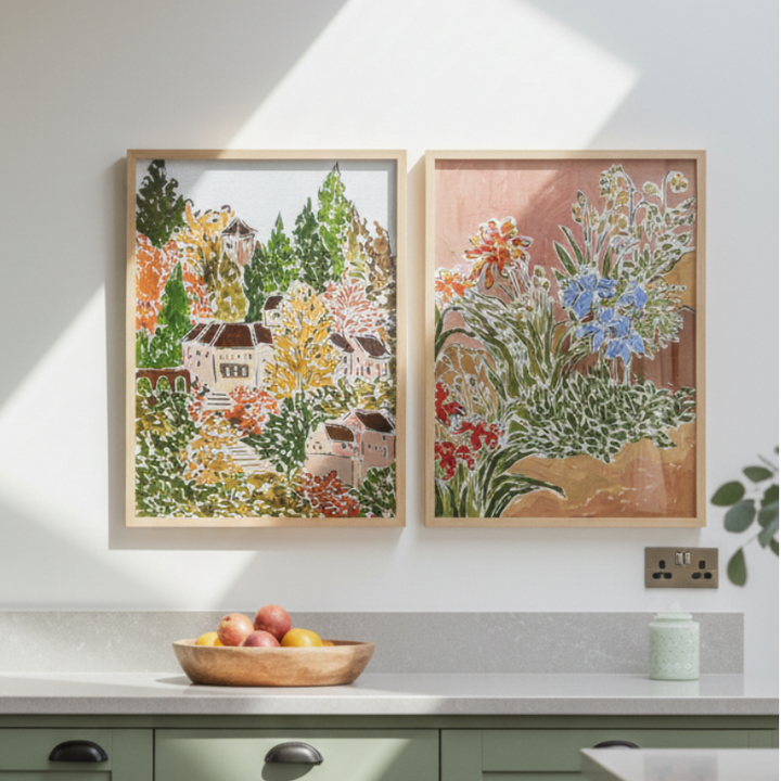 Set de cuadros "Autumn Garden"