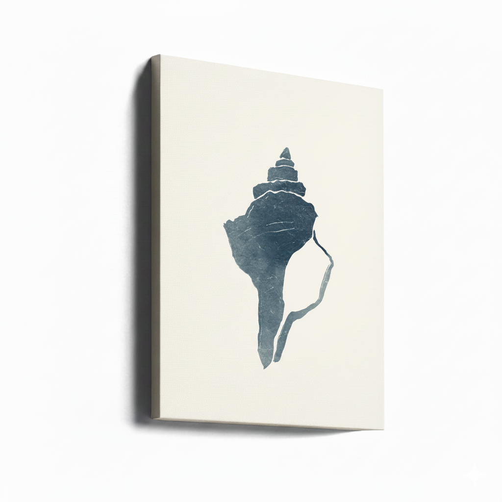 Cuadro "Blue Seashell III"