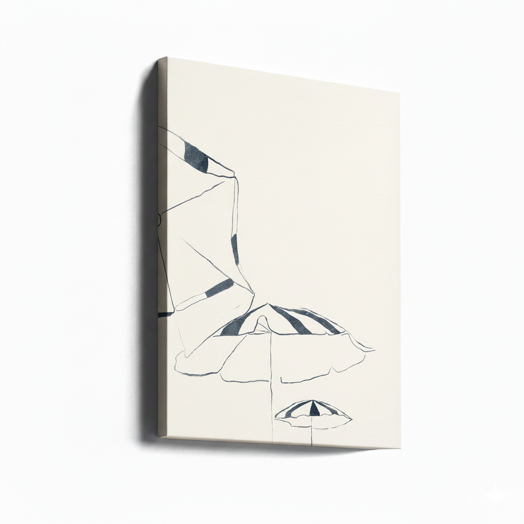 Cuadro "Blue Umbrellas 2"