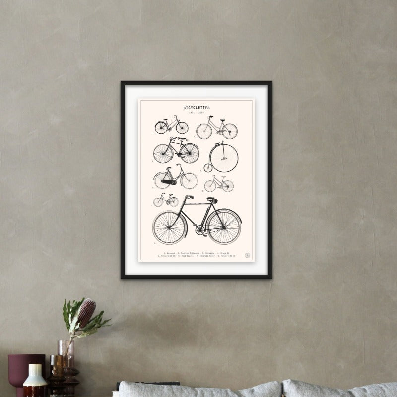 Bicyclettes Art Print