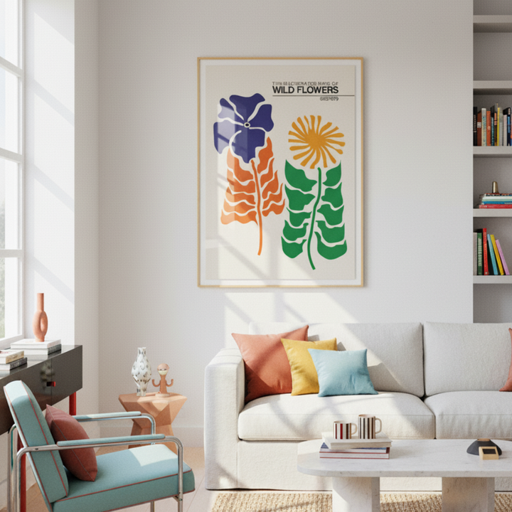 Cuadro "The Illustrated Book Of Wild Flowers Vol.2 Greige"