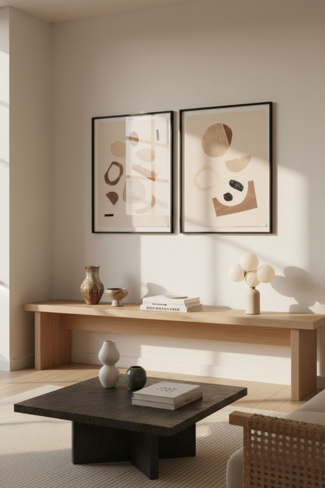 Set de cuadros "In Zero Gravity"