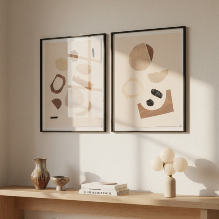 Set de cuadros "In Zero Gravity"